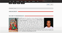 Desktop Screenshot of kandamangalam.com